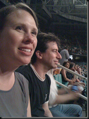 Great shot pre-concert of @danacalleja and @krosen