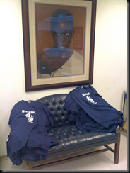 Chair swag and amazing art work