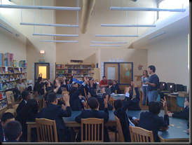 Ken Rosen @Krosen gets a lot of participation from the students