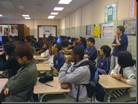 Students deep in contemplative thought over the opportunities they've been made aware of available to them