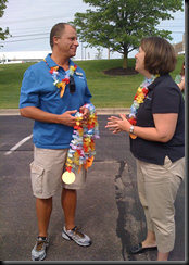 Allen and Dana greet