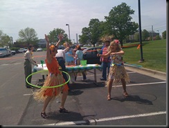 Hula hoop contests!