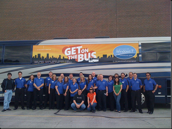 The whole New Horizons Kansas City team, MSLearning folks, and bunny ears!