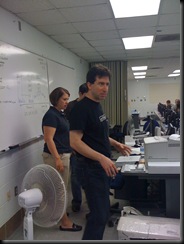 Ken Rosen explaining... or dancing!