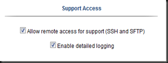 Support Access to enable SSH