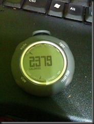 My monitor to tell me how many calories, how active I've been and steps I've taken!