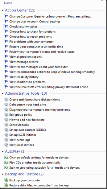 GodMode Action Center