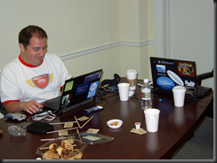 Daniel Nerenberg hard at work!