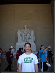 Me and Lincoln kicking it old style!