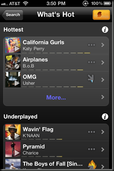 What's Hot with SoundHound (iPhone Edition)