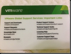 VMware Global Support Services: Important Links