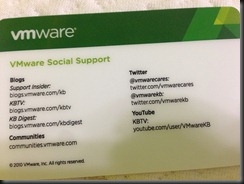 VMware Social Support