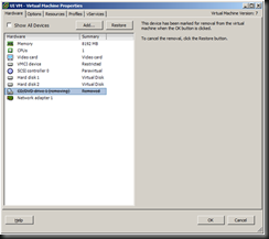 With vCOPS vApp Powered Down - Choose to remove the CD Drive