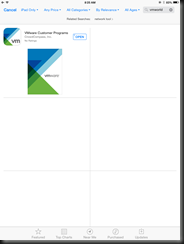 Do not download the VMware Customer Programs app for VMworld 2014 US!