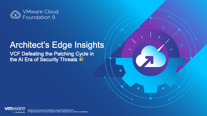 VCF Defeating the Patching Cycle in the AI Era of Security Threats
